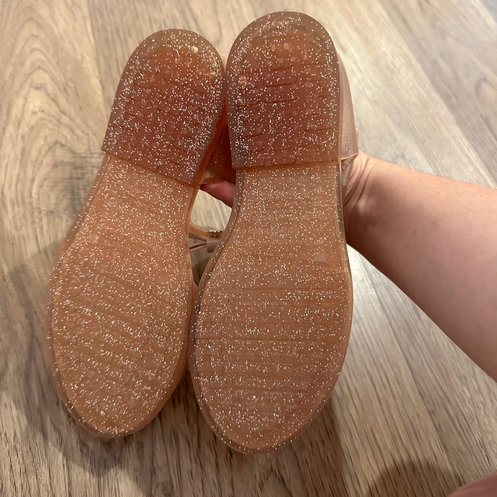 Mini Melissa beige jelly flats size 3 - Picture 3 of 6
